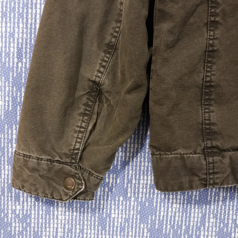 Levi's Jacket Mens Medium Lined Cotton Canvas Full Zip